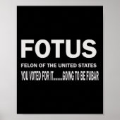 Fotus erster Verbrecher des US-Fells wird beginnen Poster (Vorne)