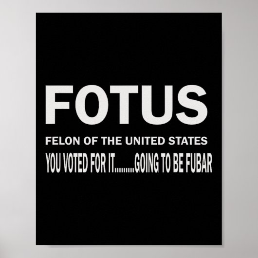 Fotus erster Verbrecher des US-Fells wird beginnen Poster (Vorne)