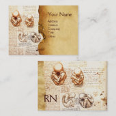 Fötus in der Frau, Ob-Gyn-Doktor, Medizinische Mon Visitenkarte (Vorne/Hinten)