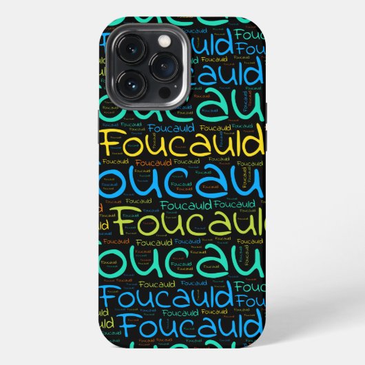 Foucauld iPhone Hülle (Rückseite)