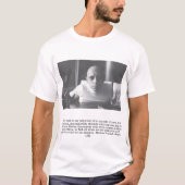 Foucault tee mit Text auf der Rückseite. (Vorderseite)