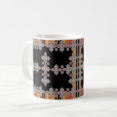 FOUDA AUS DEM KABYLE-AMAZIGH-KLEID KAFFEETASSE (Vorderseite Links)