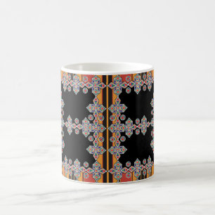 FOUDA AUS DEM KABYLE-AMAZIGH-KLEID KAFFEETASSE