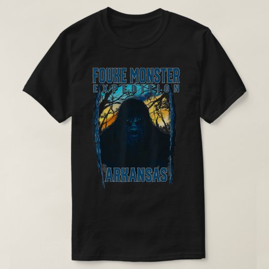 Fouke Monster Expedition Arkansas Boggy Creek Mons T-Shirt (Design vorne)