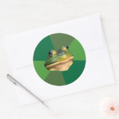 Foul Bachelor Frog Runder Aufkleber (Umschlag)
