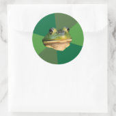 Foul Bachelor Frog Runder Aufkleber (Tasche)