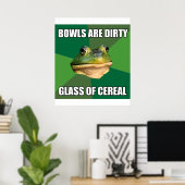 Foul Bachelor Froschglas Poster (Heimbüro)