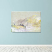 Foul by God: Flusslandschaft mit Angeln Leinwanddruck (Insitu (Holzboden))
