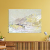 Foul by God: Flusslandschaft mit Angeln Leinwanddruck (Insitu (Wohnzimmer))