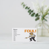 Foul Visitenkarte (Stehend Vorderseite)