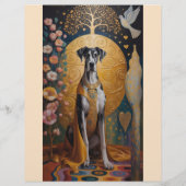 Found Great Dane Template Tear Off  Flyer (Hinten)