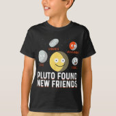 Found New Friends Dwarf Planets Astronomy Kids T-Shirt (Vorderseite)