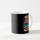 Found New Friends Funny Science Quotes Planets  Kaffeetasse (VorderseiteRechts)
