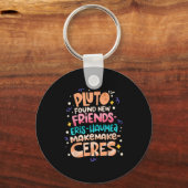 Found New Friends Funny Science Quotes Planets Schlüsselanhänger (Vorderseite)