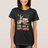 Found Them All Happy Easter Bunny Shih Tzu Hunting T-Shirt (Vorderseite)