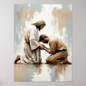 Foundation of Faith, Christian Art, Jesus Supporti Poster (Vorne)