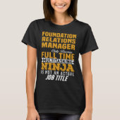 Foundation Relations Manager T-Shirt (Vorderseite)