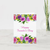 Founder-Day-Folded-Card Dankeskarte (Vorderseite)