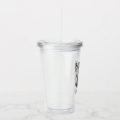 Founder Quiet Quitting Movement Cute Sloth Acryltrinkbecher (Rechts)