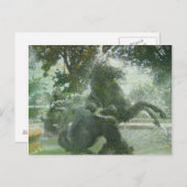 Fountain Horse Kansas City Postkarte (Vorne/Hinten)