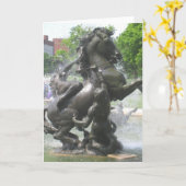 Fountain in Kansas City Karte (Gelbe Blume)