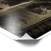 Fountain in Savannah by Linda Becker print Fotodruck (Ecke)