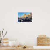 Fountain of Neptune in the Piazza Navona - Rome Poster (Küche)