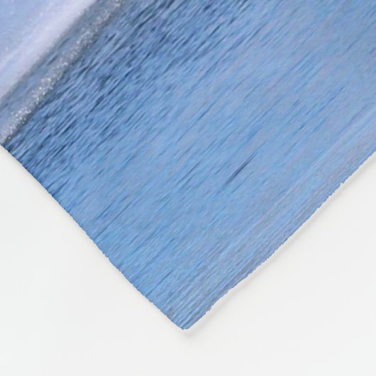 Fountain On A Pond Fleecedecke (Ecke)