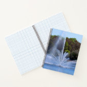 Fountain On A Pond Notizblock (Innenseite)