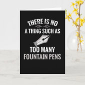 Fountain Pen Sammlergeschenke | Fountain Pen Lover Karte (Gelbe Blume)