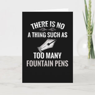 Fountain Pen Sammlergeschenke   Fountain Pen Lover Karte
