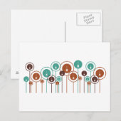 Fountain Pens Daisies Postkarte (Vorne/Hinten)