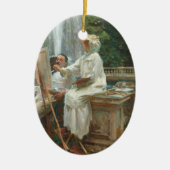 Fountain Villa Torlonia Frascati, Italien, von Sar Keramik Ornament (Vorne)