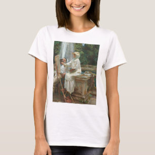 Fountain Villa Torlonia Frascati, Italien von Sarg T-Shirt