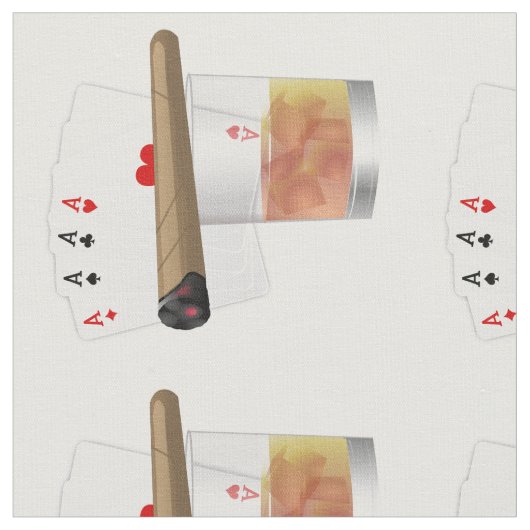 Four Aces, A Drink and Cigar Stoff (Nahaufnahme)