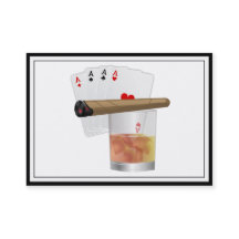 Four Aces, A Drink and Cigar