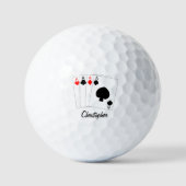 Four Aces Design Golfball (Vorderseite)