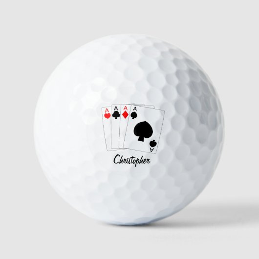 Four Aces Design Golfball (Vorderseite)