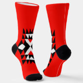 Four Birds on a Branch Illustration Socken (Gewinkelt)