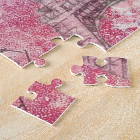 Four Cavalier King Charles Spaniels Riding a Bike Puzzle (Seite)