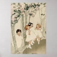 Four Children Dancing - Bertha Boynton Lum - c1913