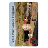 Four Corners Souvenir Magnet (Vertikal)