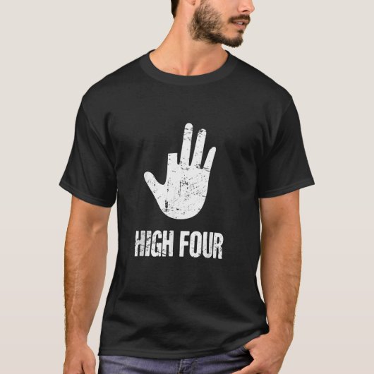 Four Cut Off Finger Amputated Missing Fing T-Shirt (Vorderseite)