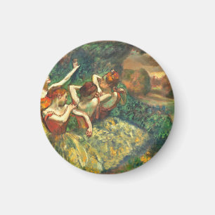 Four Dancers Edgar Degas Magnet