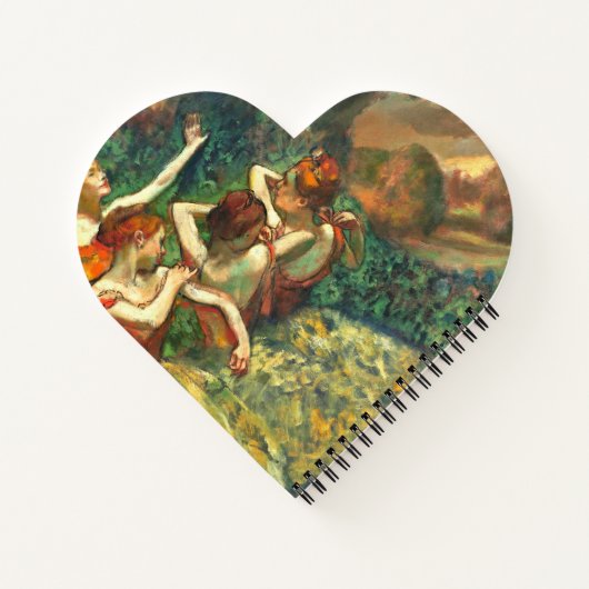 Four Dancers Edgar Degas Notizblock (Rückseite)