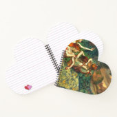 Four Dancers Edgar Degas Notizblock (Innenseite)