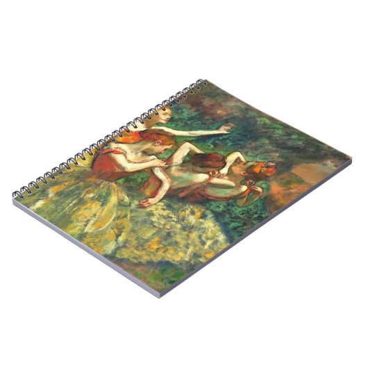 Four Dancers Edgar Degas Notizblock (Linke Seite)