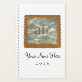 Four Elements - AIR - Personalized Day Planner Planer