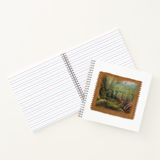 Four Elements - Earth - Journal Notizblock (Innenseite)