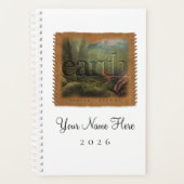 Four Elements - EARTH - Personalized Day Planner Planer (Vorderseite)